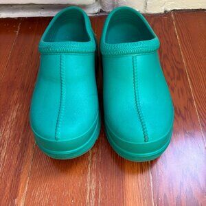 UGG Tasman X Slipper Emerald Green size 8 chunky clogs